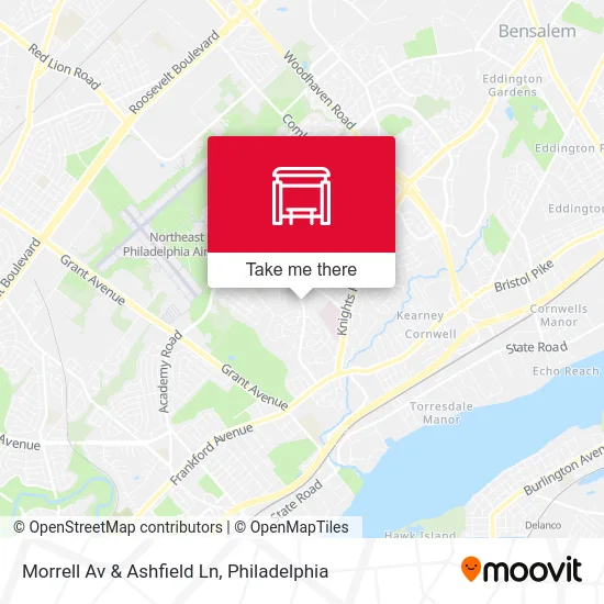 Morrell Av & Ashfield Ln map