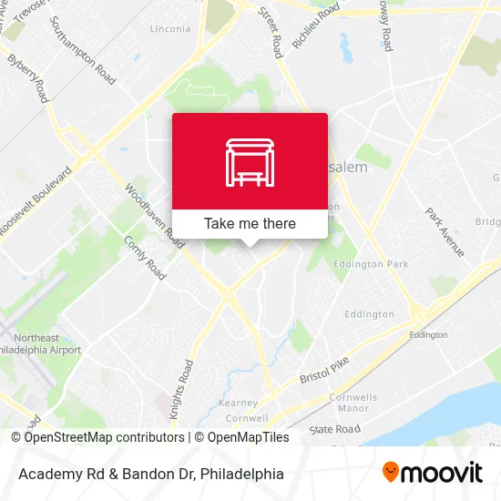 Academy Rd & Bandon Dr map