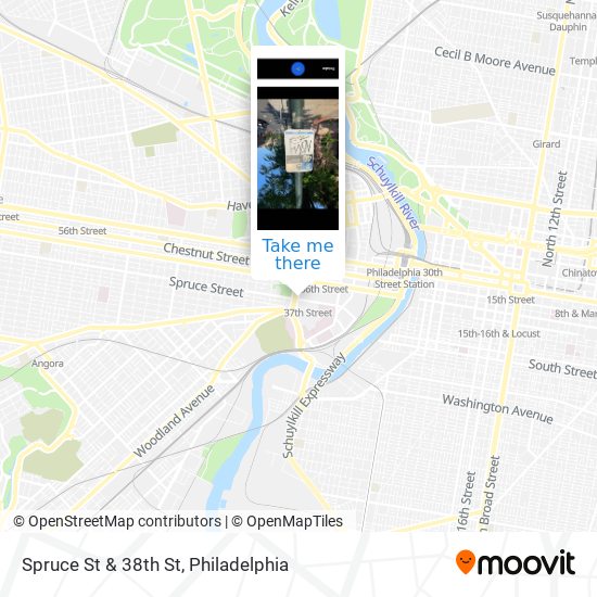 Mapa de Spruce St & 38th St
