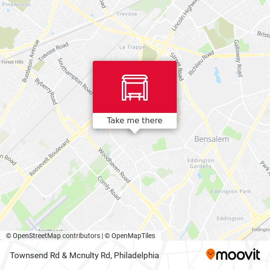 Townsend Rd & Mcnulty Rd map