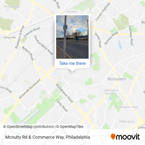 Mcnulty Rd & Commerce Way map