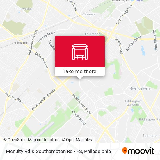 Mcnulty Rd & Southampton Rd - FS map