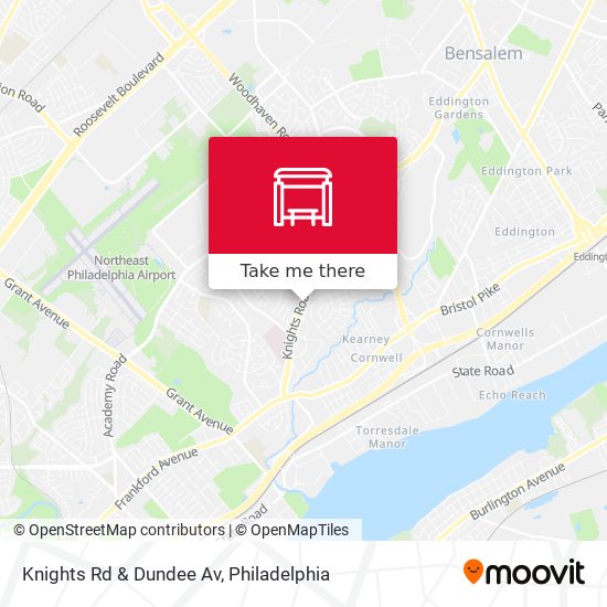Knights Rd & Dundee Av map