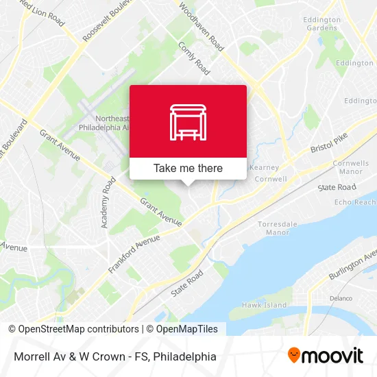 Morrell Av & W Crown - FS map