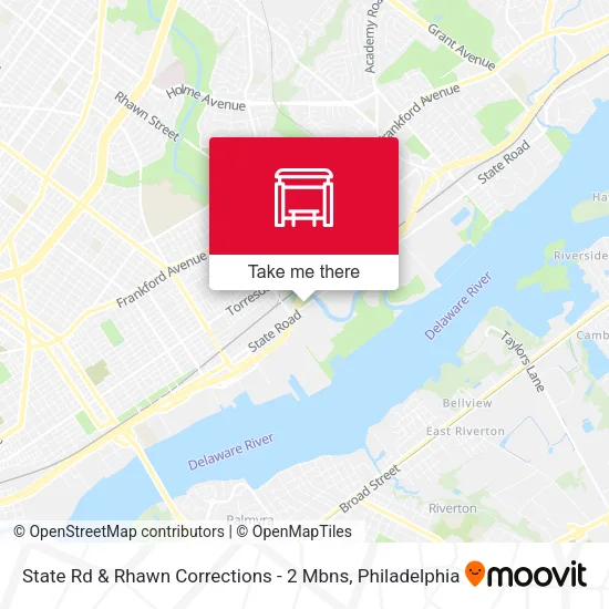 State Rd & Rhawn Corrections - 2 Mbns map