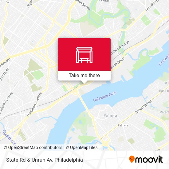 State Rd & Unruh Av map