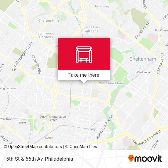 5th St & 66th Av map