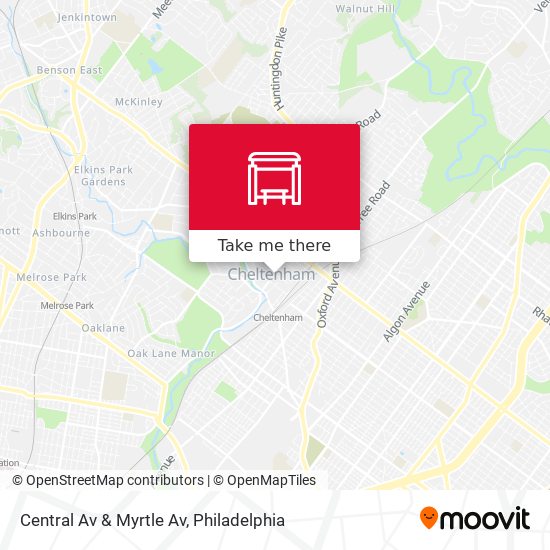 Mapa de Central Av & Myrtle Av