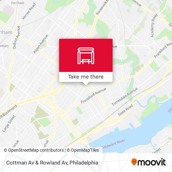 Mapa de Cottman Av & Rowland Av