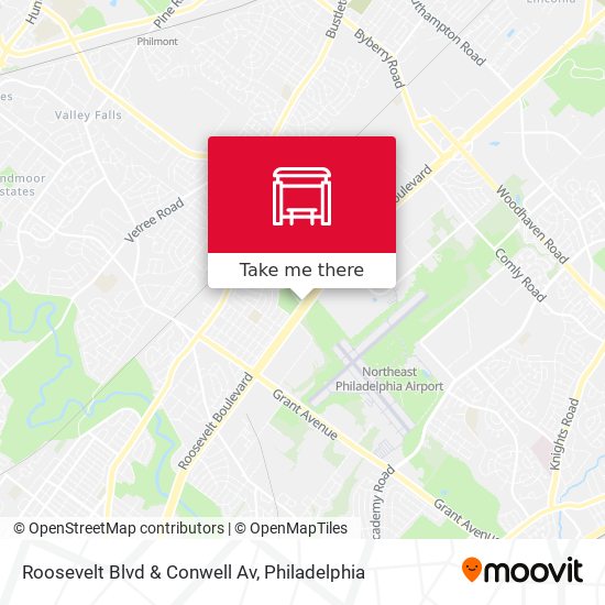 Roosevelt Blvd & Conwell Av map