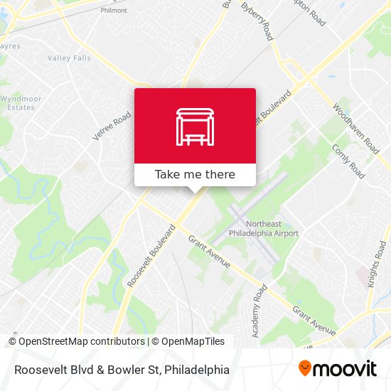 Roosevelt Blvd & Bowler St map