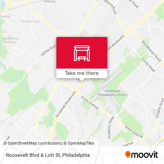 Roosevelt Blvd & Lott St map