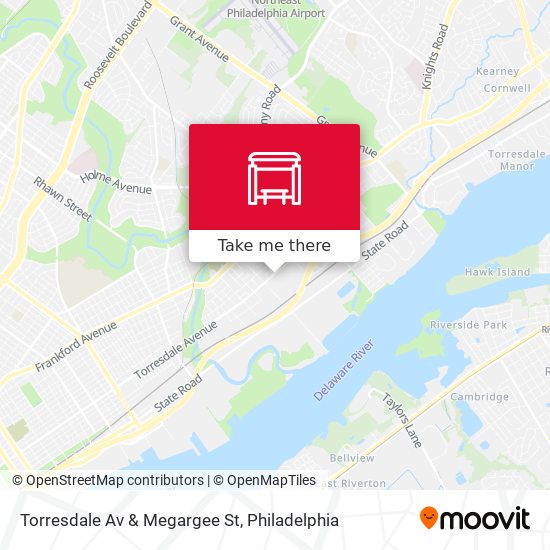 Torresdale Av & Megargee St map