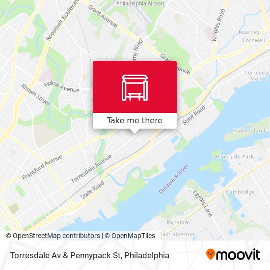 Mapa de Torresdale Av & Pennypack St