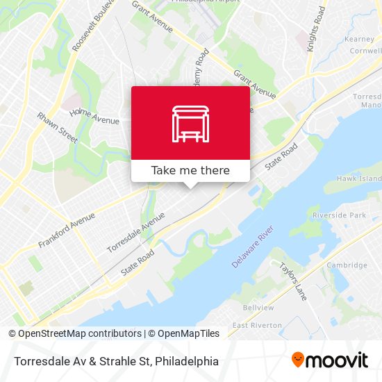 Mapa de Torresdale Av & Strahle St