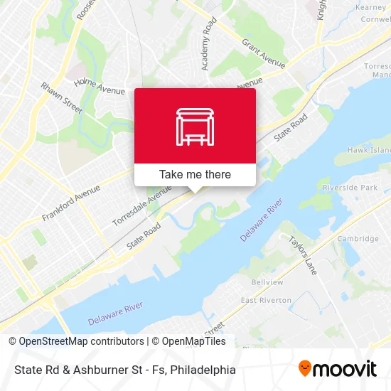 State Rd & Ashburner St - Fs map