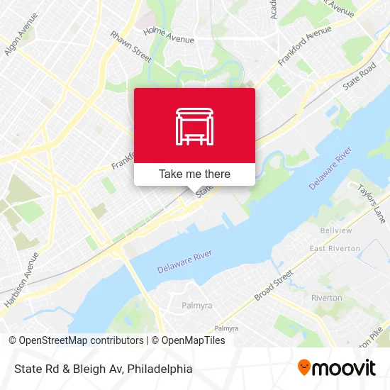 State Rd & Bleigh Av map