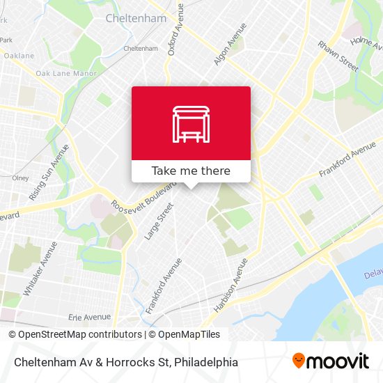 Cheltenham Av & Horrocks St map