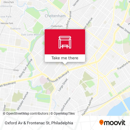 Mapa de Oxford Av & Frontenac St