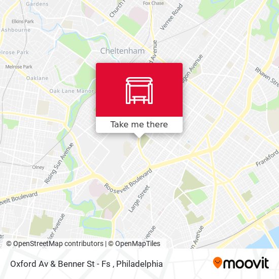 Oxford Av & Benner St - Fs map