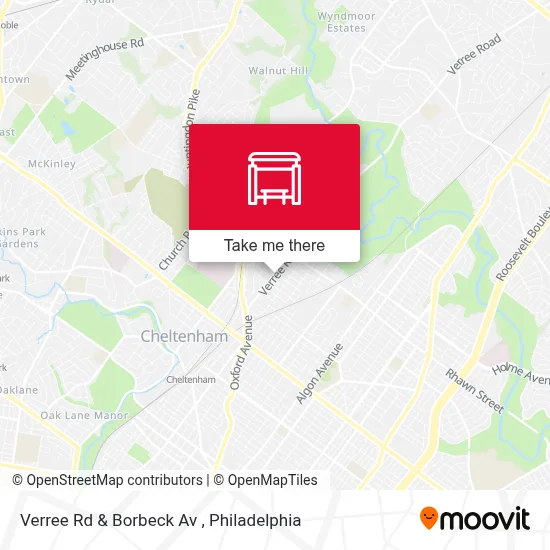 Verree Rd & Borbeck Av map