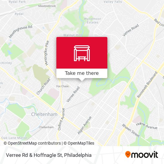 Verree Rd & Hoffnagle St map