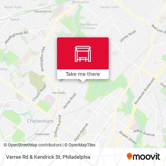 Mapa de Verree Rd & Kendrick St