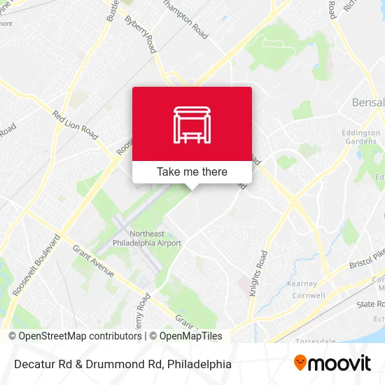 Decatur Rd & Drummond Rd map