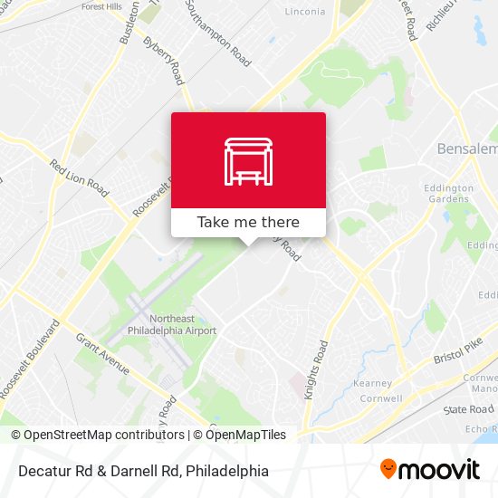 Decatur Rd & Darnell Rd map