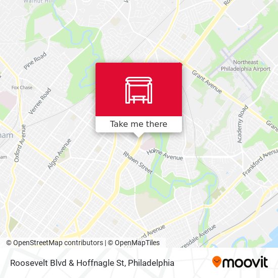 Mapa de Roosevelt Blvd & Hoffnagle St