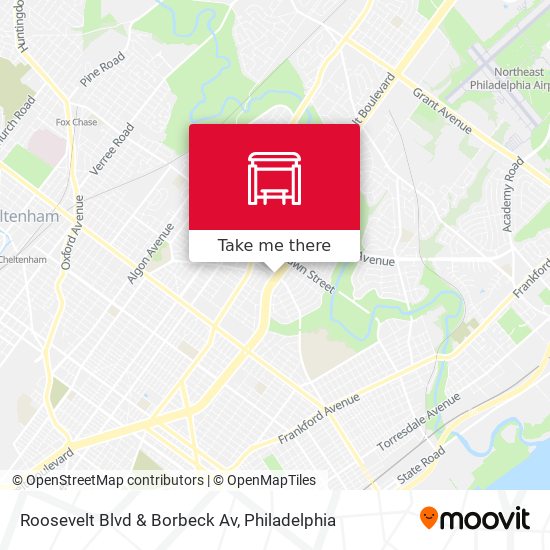 Roosevelt Blvd & Borbeck Av map