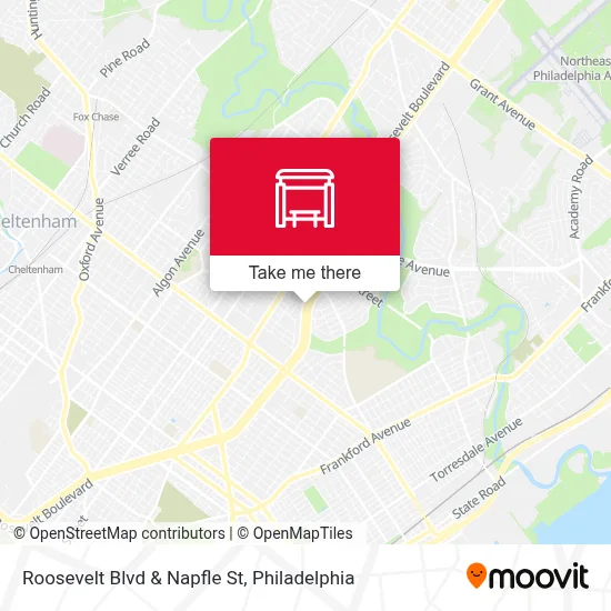 Roosevelt Blvd & Napfle St map
