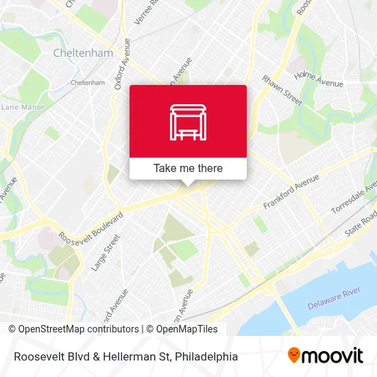 Roosevelt Blvd & Hellerman St map