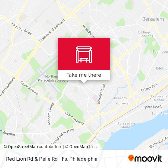 Red Lion Rd & Pelle Rd - Fs map
