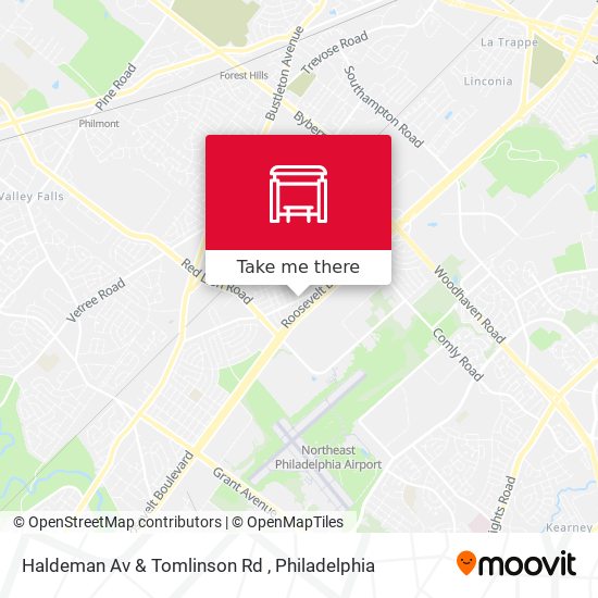 Mapa de Haldeman Av & Tomlinson Rd