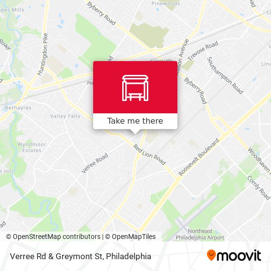 Mapa de Verree Rd & Greymont St