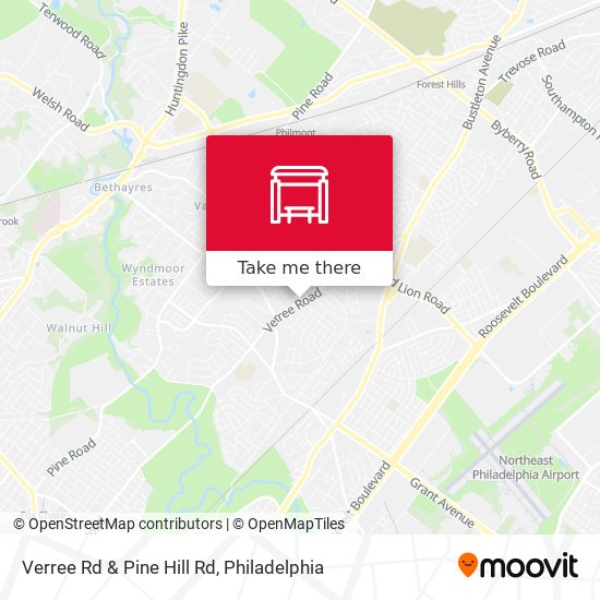 Mapa de Verree Rd & Pine Hill Rd