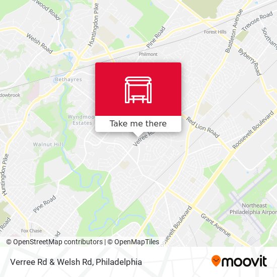Mapa de Verree Rd & Welsh Rd