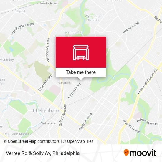 Verree Rd & Solly Av map