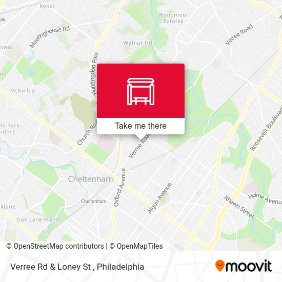 Verree Rd & Loney St map