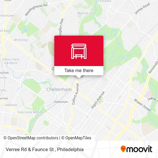 Verree Rd & Faunce St map