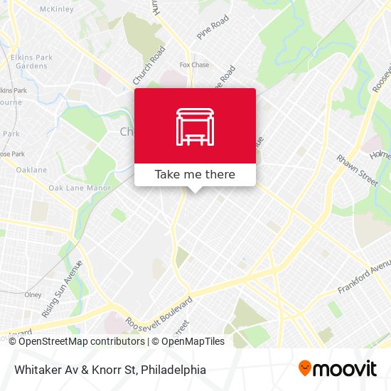 Whitaker Av & Knorr St map