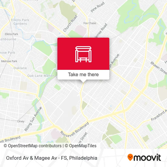 Oxford Av & Magee Av - FS map