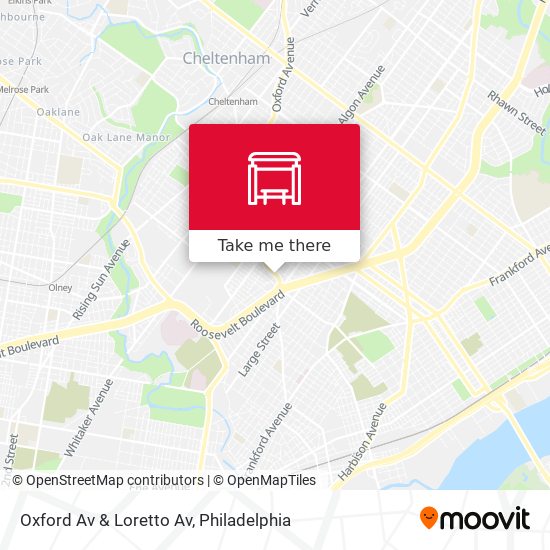 Oxford Av & Loretto Av map