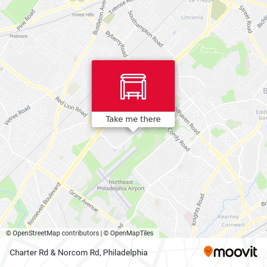 Mapa de Charter Rd & Norcom Rd