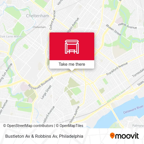 Bustleton Av & Robbins Av map