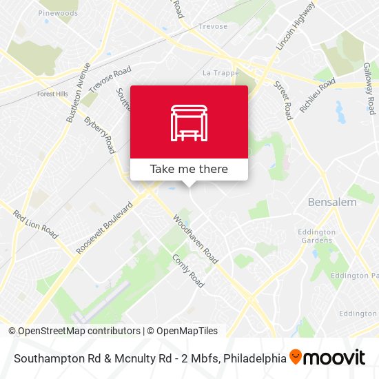 Southampton Rd & Mcnulty Rd - 2 Mbfs map