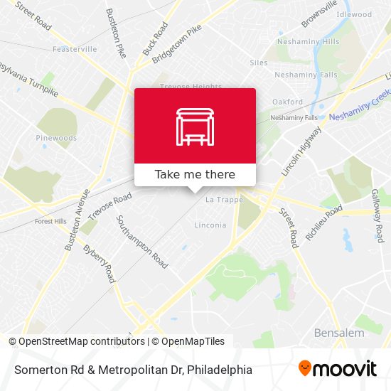 Somerton Rd & Metropolitan Dr map