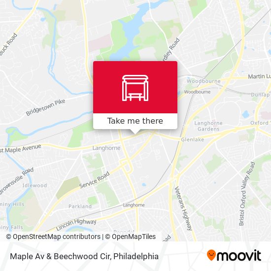Mapa de Maple Av & Beechwood Cir