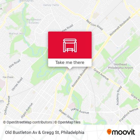 Mapa de Old Bustleton Av & Gregg St